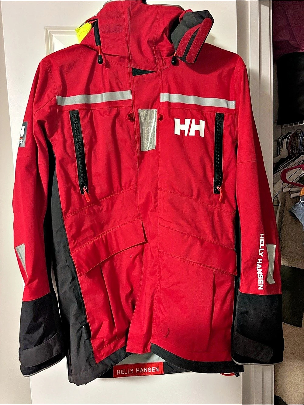 Helly Hansen Skagen Offshore Jacket Men's Red & Black Medium